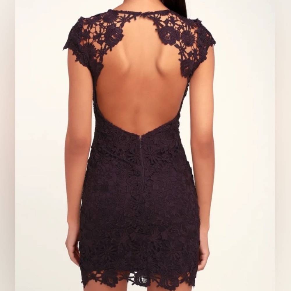 NWT Purple Lace Dress